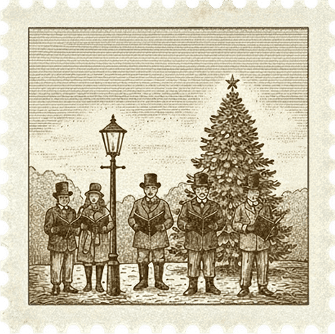 Sello postal de Navidad 2