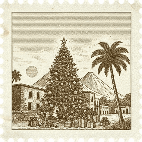 Sello postal de Navidad 3